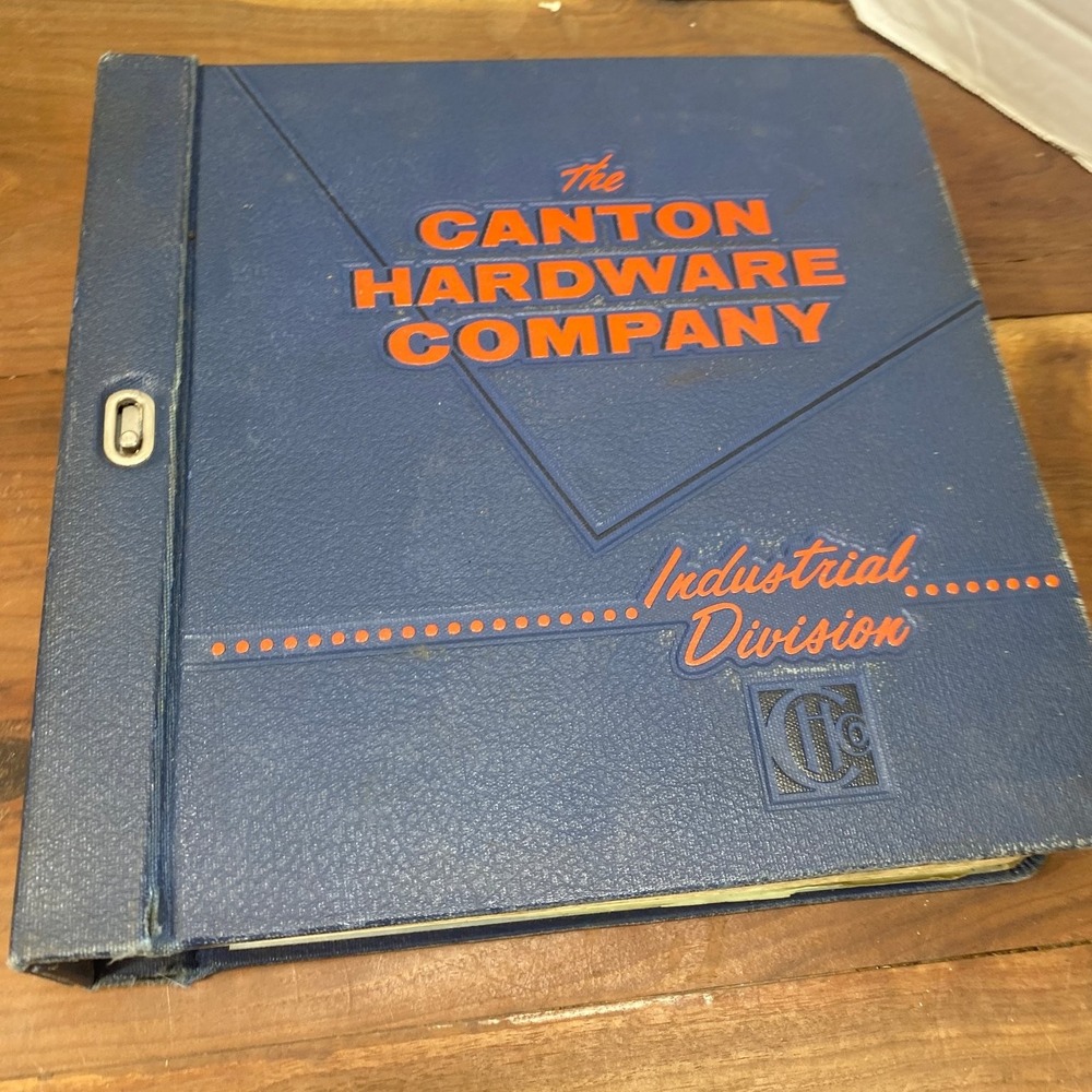 Vintage 1960s The Canton Hardware Company Industrial General Catalog No 40 Blue